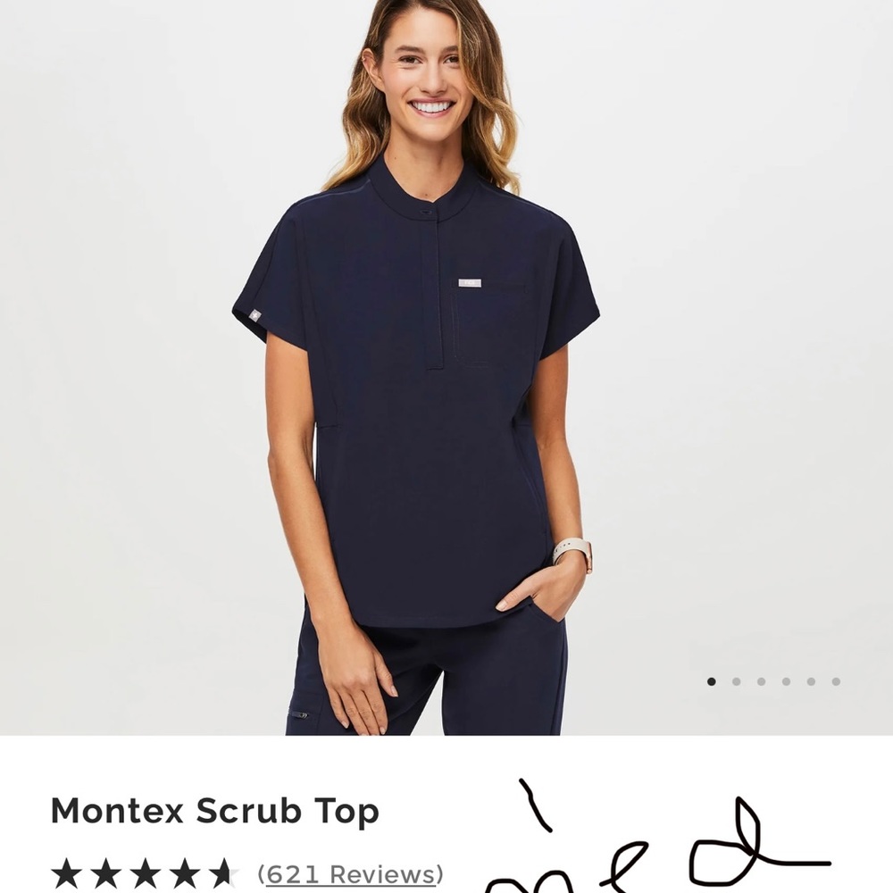 Navy Figs Scrubs Bundle